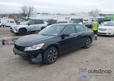 2017 Honda Accord Ex-L V6 из США, поврежденный, VIN 1HGCR3F09HA018094